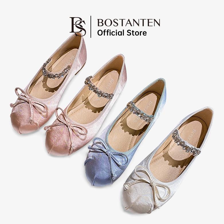 READY STOK BOSTANTEN Sepatu Wanita Flatshoes Pansus Pesta Pernikahan Korea style PREMIUM