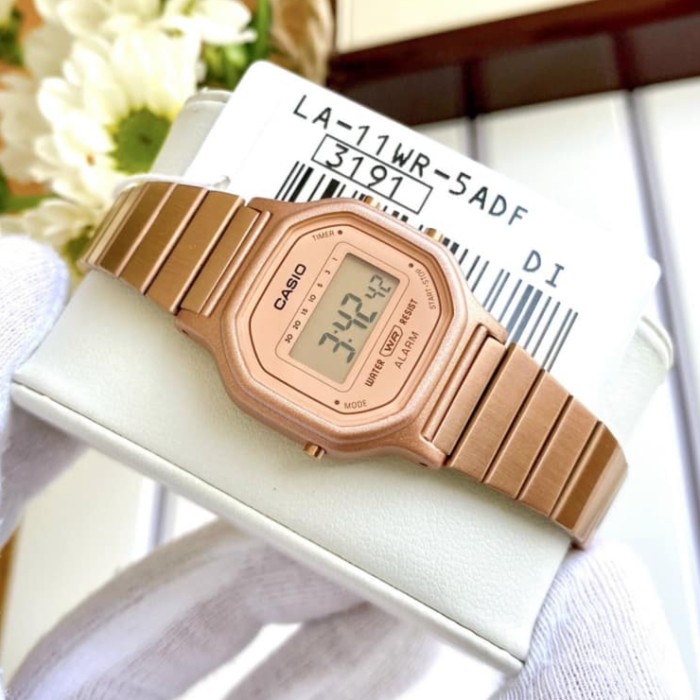 ✅New Ori Casio La-11Wr-5Adf La-11Wr-5A Digital Jam Terbaru Wanita Original Bisa Gojek