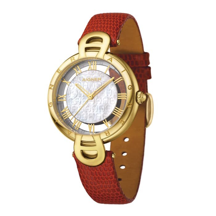 ✅New Aigner A24275 Resana - Jam Tangan Wanita - Merah - Original Diskon
