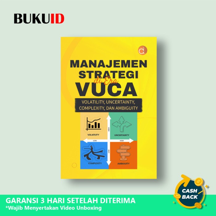 

Buku Manajemen Strategi di Era VUCA Volatility, Uncertainty, Complexit