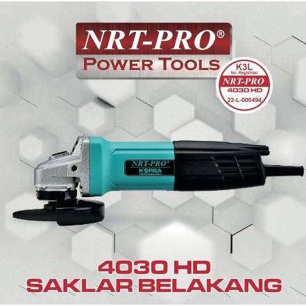 Mesin Gerinda Tangan Nrt 4030 Merk Nrt pro