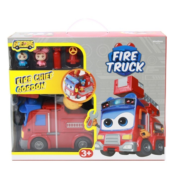 Gogo Bus Gordon Playset Bus Firy Justin Mainan Mobil