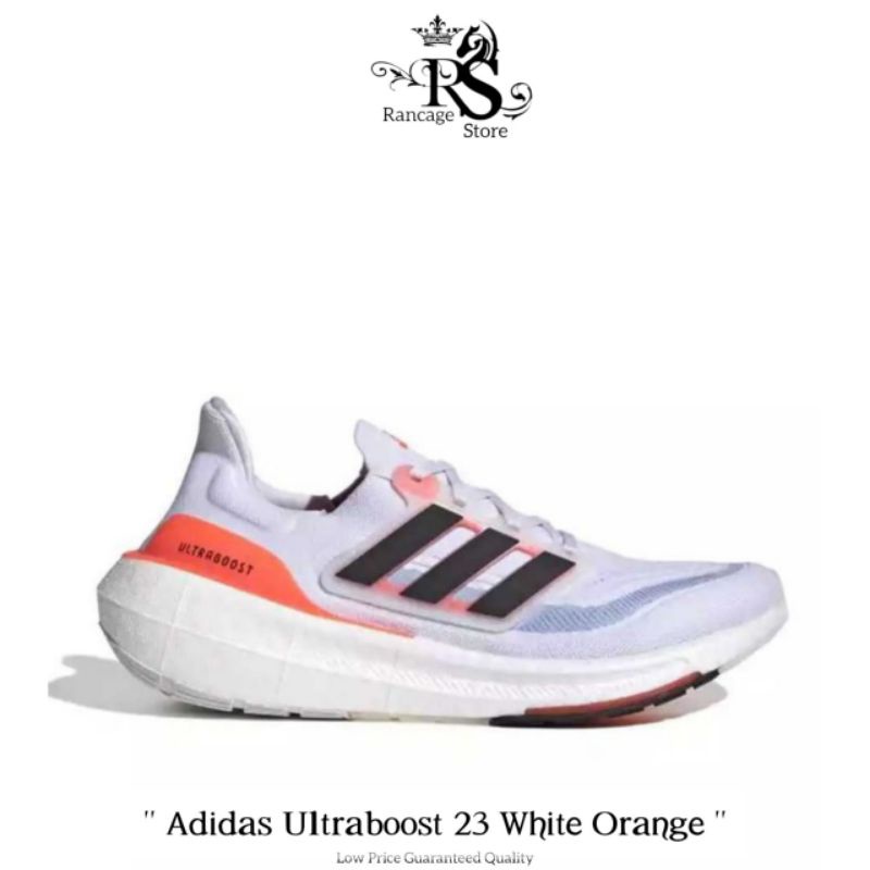 Sepatu Adldas Ultraboost 23 White Orange