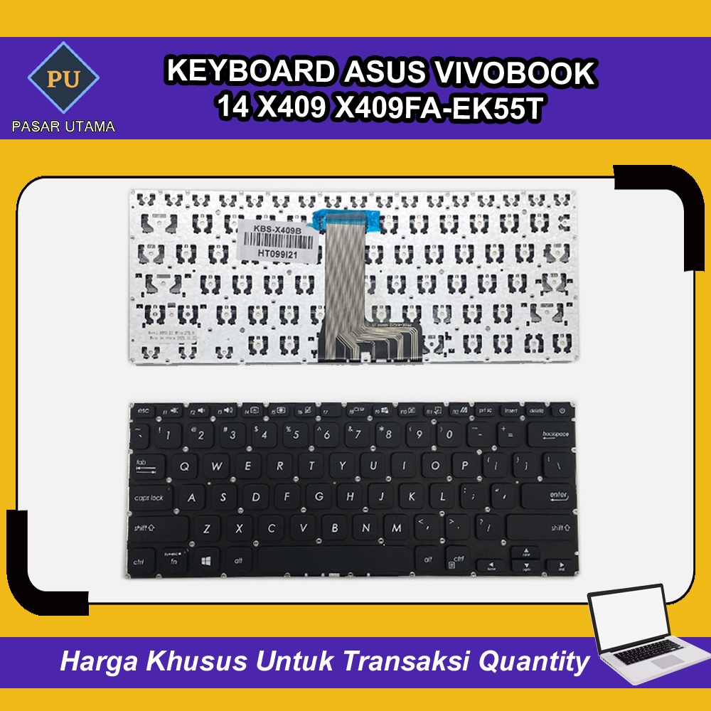 Keyboard Laptop Asus Vivobook 14 X409 x409fa-ek55t S14 S430 A430 X406