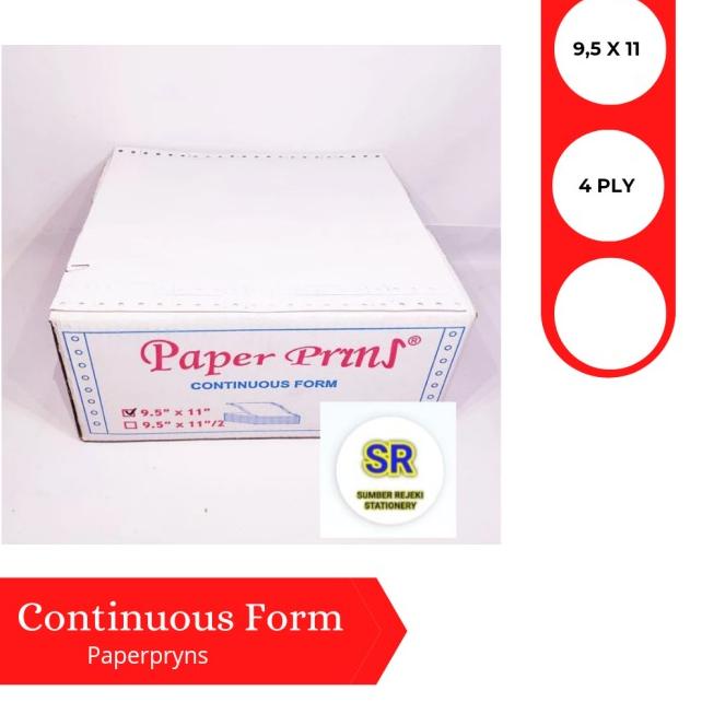 

CONTINUOUS FORM ( 9,5 X 11 ) 4 PLY |Top|Best