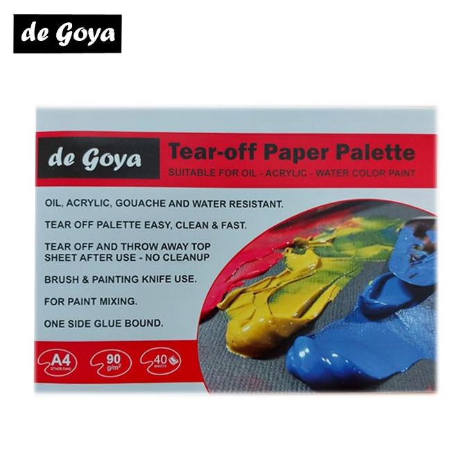 

Best Seller De Goya Tear Off Paper Palette A4 Stok Terbatas