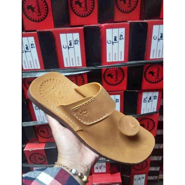 (COD)PROMO Sendal jepit jamur pria full kulit sampai alas kaki,sendal santai pria kualitas tinggi