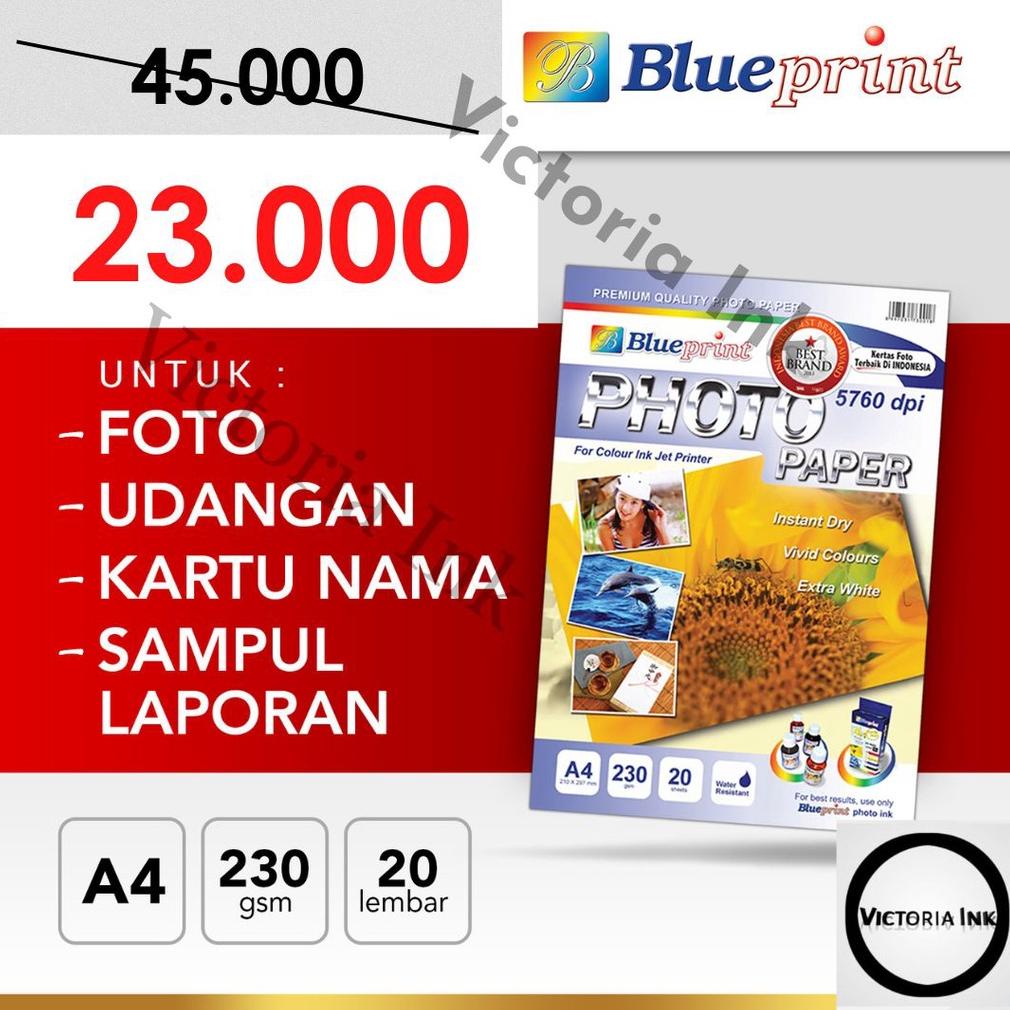 

Best - Kertas Foto Blueprint Glossy A4 230gsm Kertas Foto Blueprint A4 230gsm Po Paper A4 230gsm Blueprint ..