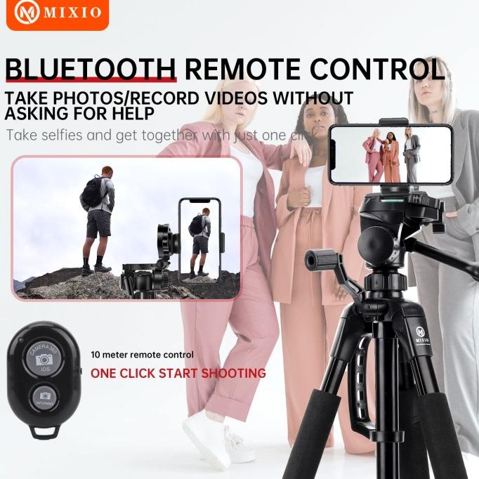 MIXIO 3522 170CM PREMIUM Tripod+Bluetooth Remote+Bag Profesional