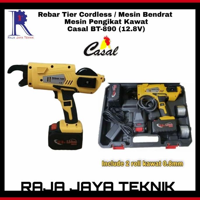 Rebar Tier Cordless Battery / Mesin Bendrat / Pengikat Kawat Otomatis Ready