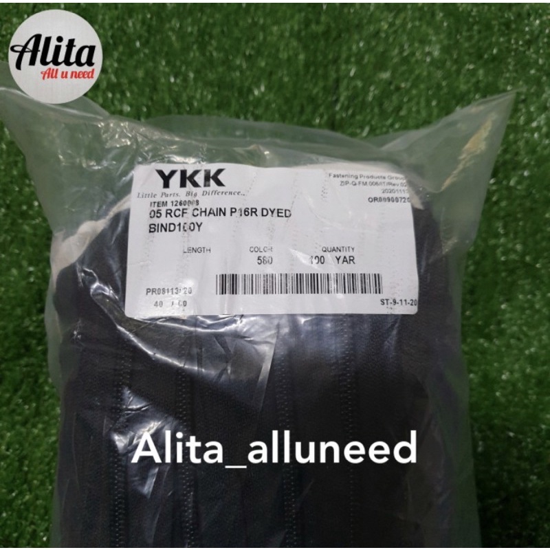 Resleting meteran YKK no 3