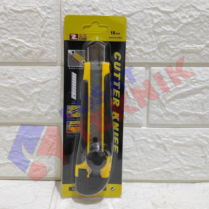 

CUTTER KARET 18MM BESAR - CUTTER BESAR - CUTTER KNIFE