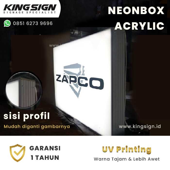 Promo Neonbox Alumunium Profile - Neon Box Plang Nama Toko Reklame