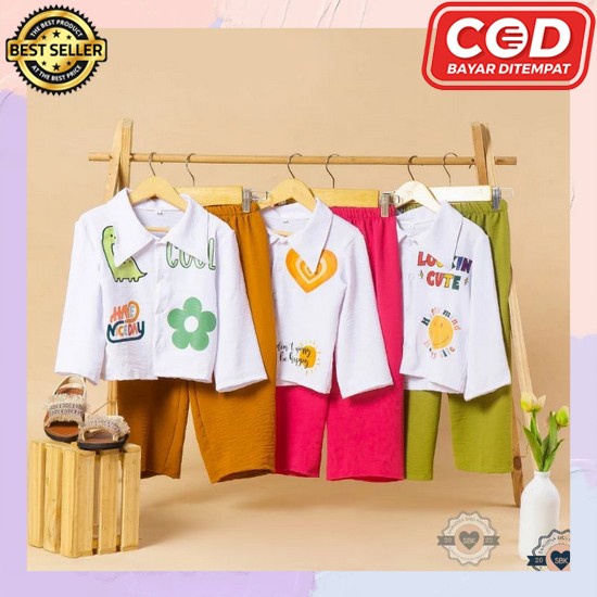 Setelan Anak Perempuan 1-6 Tahun Dress Anak Setelan Mini Dres Anak Baju Anak Perempuan Pakaian Anak 