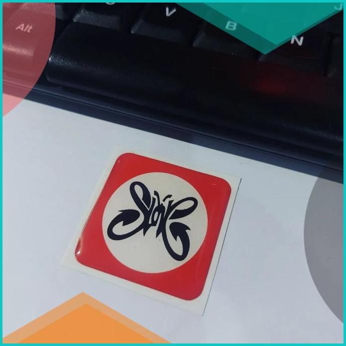 

Sticker Timbul Resin Slank Band Logo Stiker Lentur 3D Kecil 20JVLZ3 l