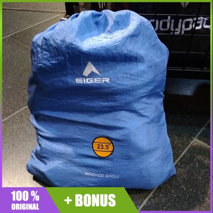 {HayShop} Hammock Eiger Windnest Single Blue Biru 91000 3283 Original Keren Kuat Limited