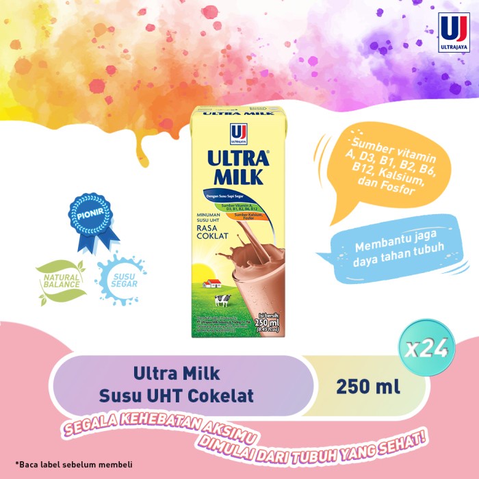 

Ultra Milk Susu Uht Cokelat 250Ml - 1 Dus Isi 24 Pcs