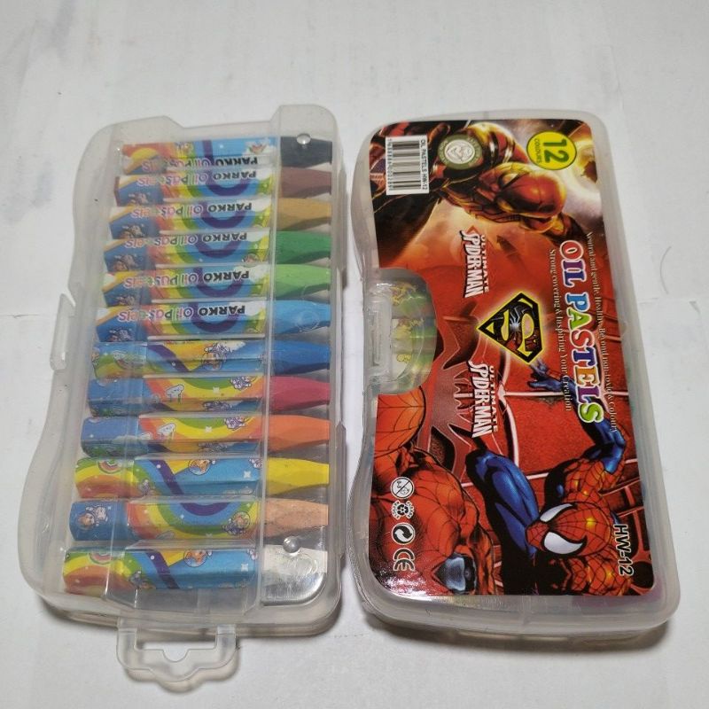 

Crayon pastel pulas mewarnai 12 colours