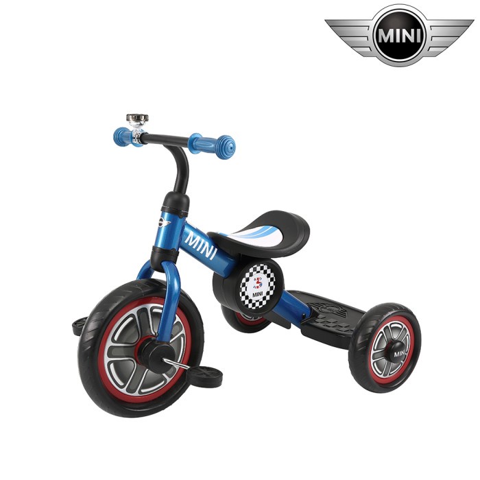 ✨Ori Mini Cooper Tricycle Bike - Rastar- Blue - Sepeda Anak Diskon