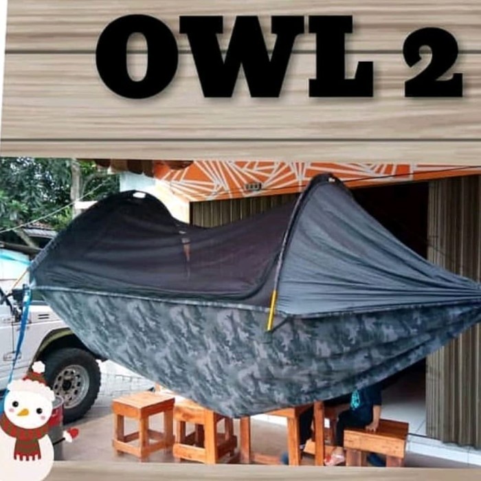 ✨New Ori Akiramata Hammock Tent Owl 2 Berkualitas