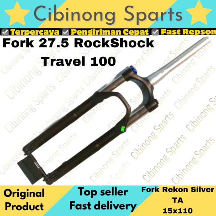 ✨Ori Fork Rockshox Recon Silver Rl 275 Solo Air Boost Ta Travel Berkualitas