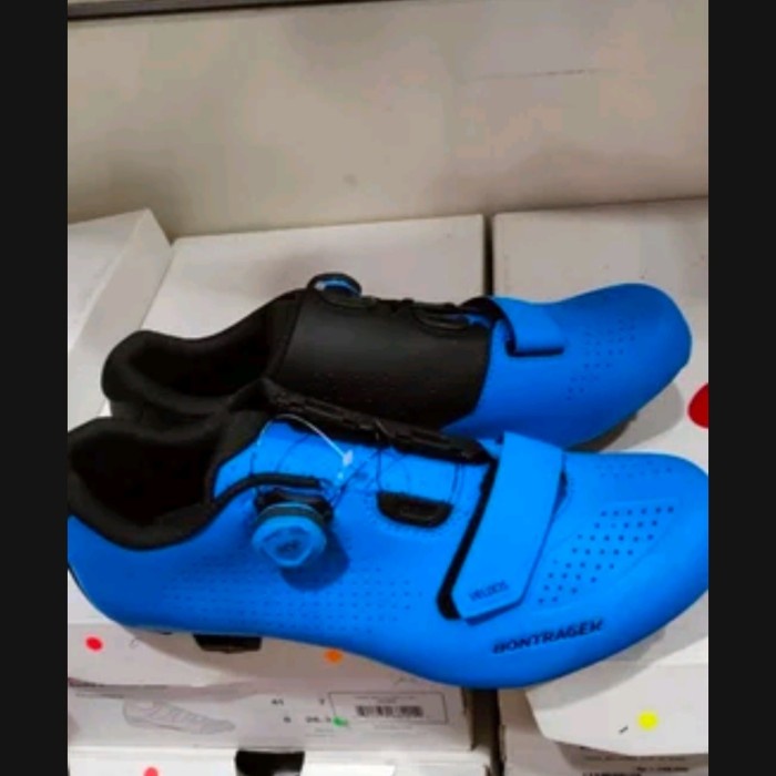✨Ori Shoes Sepatu Road Bike Bontrager Velocis Waterloo Blue Size 42W Limited