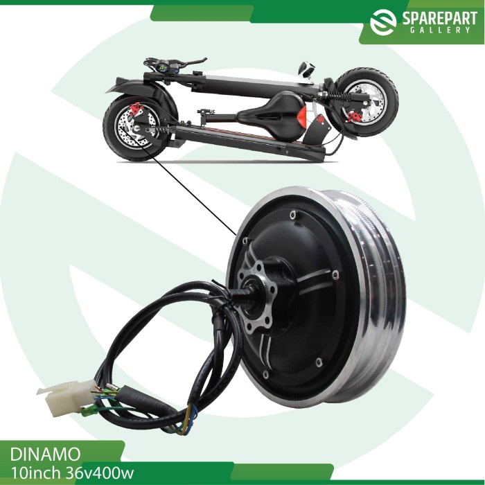 ✨Ori Dinamo Bldc 10Inch 36V400W Skuter Listrik Otoped Motor Bldc Ring 10 Limited