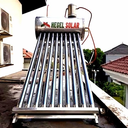 ✅Original Hegel Solar 100 Liter Full Stainless / Hegel Solar Stainless Steel Terbaru