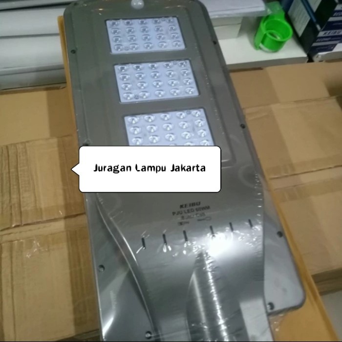 ✅Ready Lampu Jalan Solar 60 Watt Keibu / Lampu Pju Tenaga Surya 60W Berkualitas
