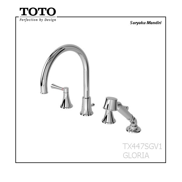 ✅Ori Toto Kran Bathtub Tx 447 Sgv1N / Shower Set Tx447Sgv1N Berkualitas