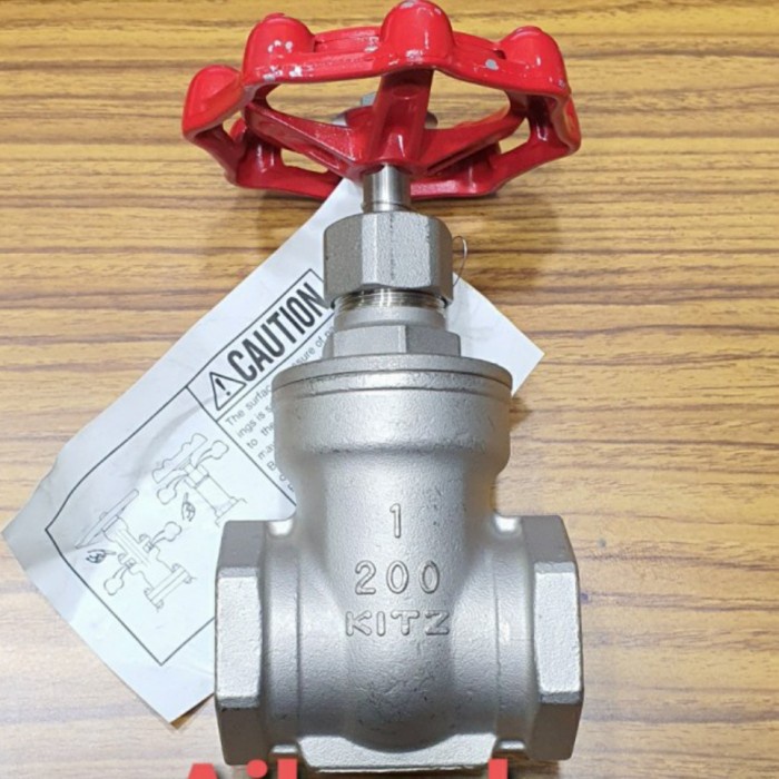✅Ori Gate Valve Kitz Ss304 1/2Inch Berkualitas