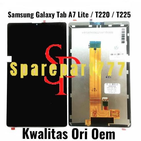Ori Oem Lcd Touchscreen Fullset Tablet Samsung Galaxy Tab A7 Lite - T2