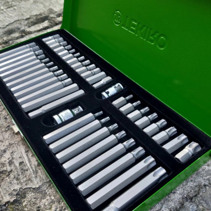 ✅Baru Mata Sock Bit Set 42 Pcs Tekiro - Mata Kunci Sok L Bintang Starbit Diskon