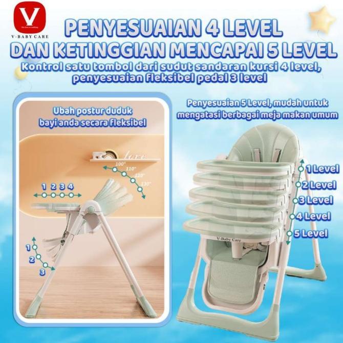 V-Baby My Chair / Sit On Me / Fun Chair /Baby Chair/ Kursi Makan Foxyisland