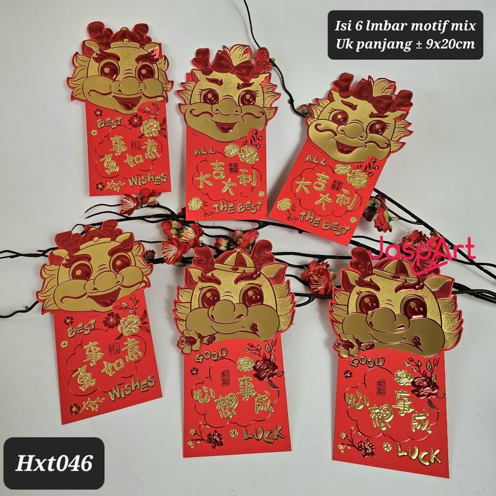

Angpao Imlek Panjang Shio Naga 2024 Angpao Premium Tebal Panjang Isi 6