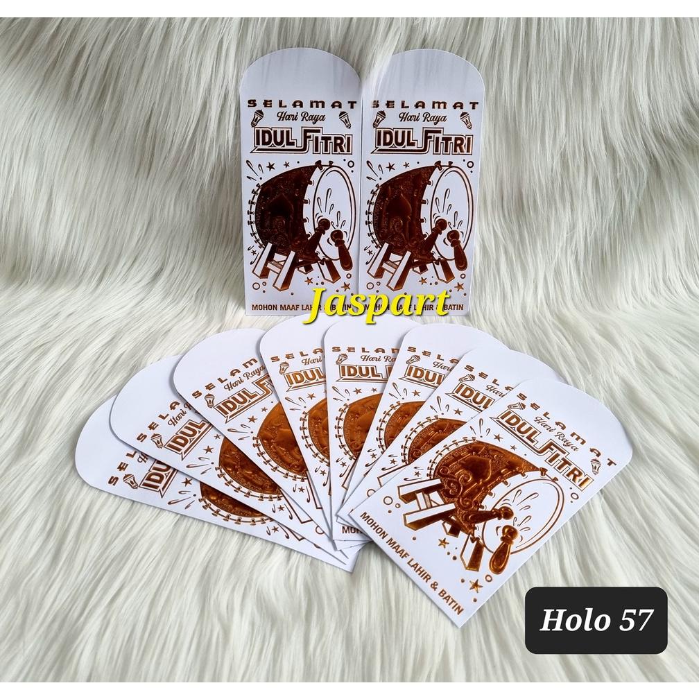 

Amplop Lebaran Idul Fitri Premium Hologram Emas Panjang Kemasan Isi 50 Lembar Holo57 Bungkus Besar