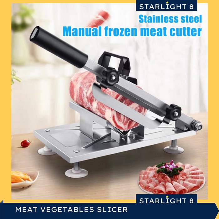 Alat Pemotong Pengiris Daging Slice Tipis Manual Stainless Steel