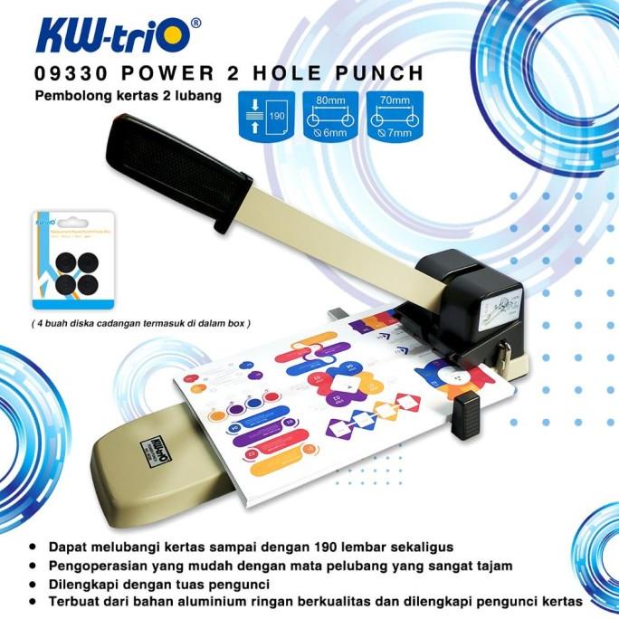 

Pembolong Kw-Trio 9330 Power Punch 2 Hole Kode 958