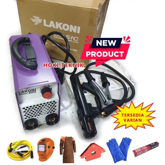 Promo Mesin Las Lakoni Basic 124 Ixr 450 Watt Las Listrik Mini