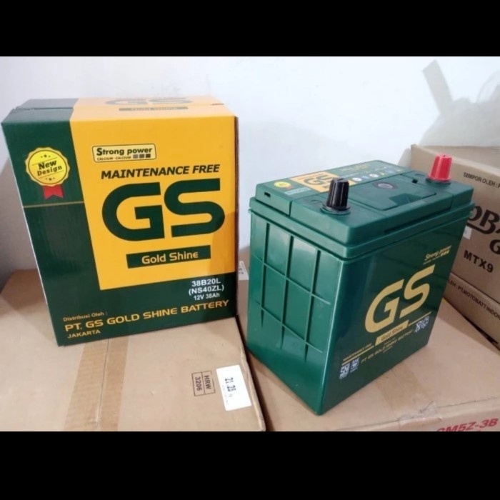 Termurah Aki Mobil Gs Astra Type Gs Mf Ns40Zl 35 Ampere Harga Spesial