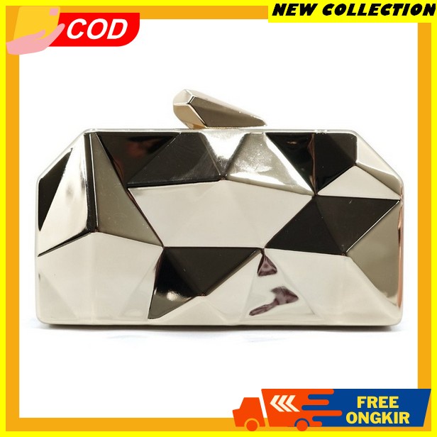 Dompet Mini Impor Korea Murah Kondangan Branded Clutch Bag Wanita Import Premium Original Elegan Clu