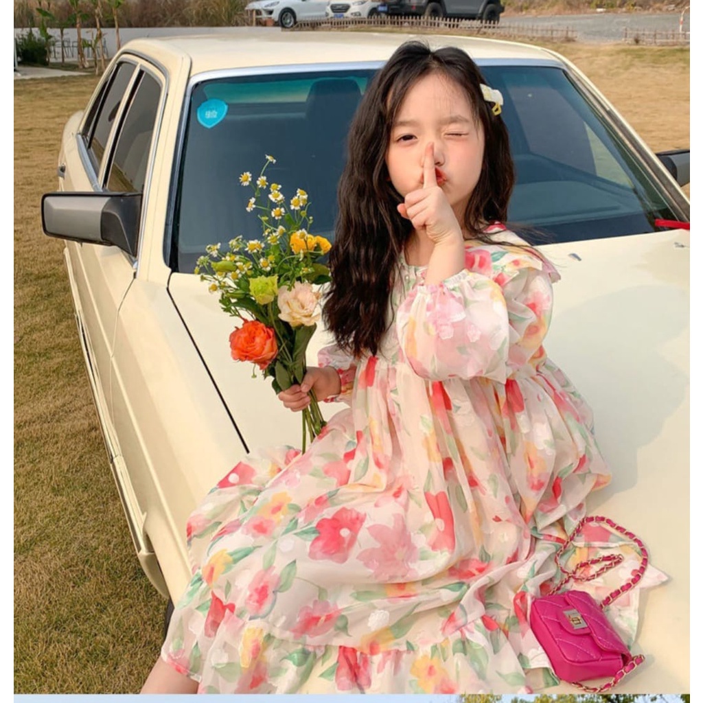 Dress Anak Perempuan 3 4 Tahun 2 5 6 Cewek Umur 9 12 Thn 1 7 8  Bju Oneset Drss Seksi Atasan Bocah K