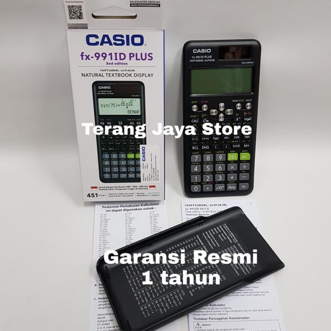 

Kalkulator Scientific Casio FX-991 ID Plus 2nd Edition Casio FX991 ID