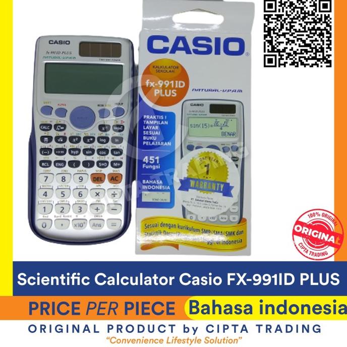 

Casio Calculator - Scientific Calculator FX-991ID plus