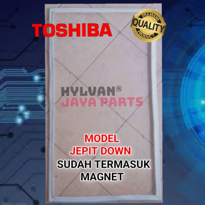 Terbaru Gasket Karet Pintu Bawah Kulkas Toshiba 2 Pintu Jepit 91,5 X 50,5Cm Promo Terlaris