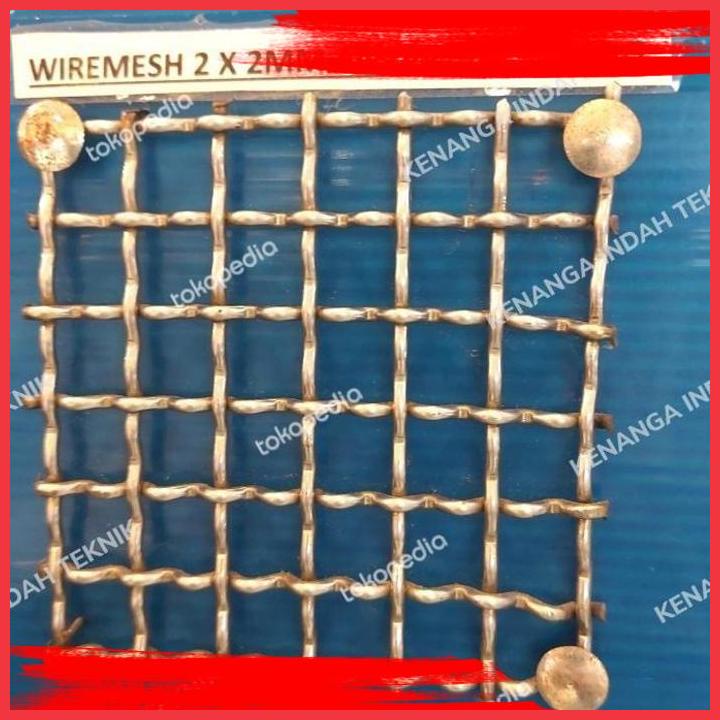 

(KENA) KAWAT WIREMESH STAINLESS SS304 2 X 1,2MM X 10METER ( ANYAMAN CACING )