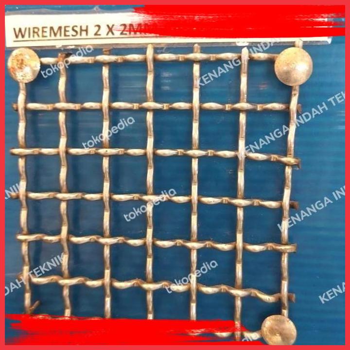 

(KENA) KAWAT WIREMESH STAINLESS SS304 2 X 1,2MM X 5METER ( ANYAMAN CACING )