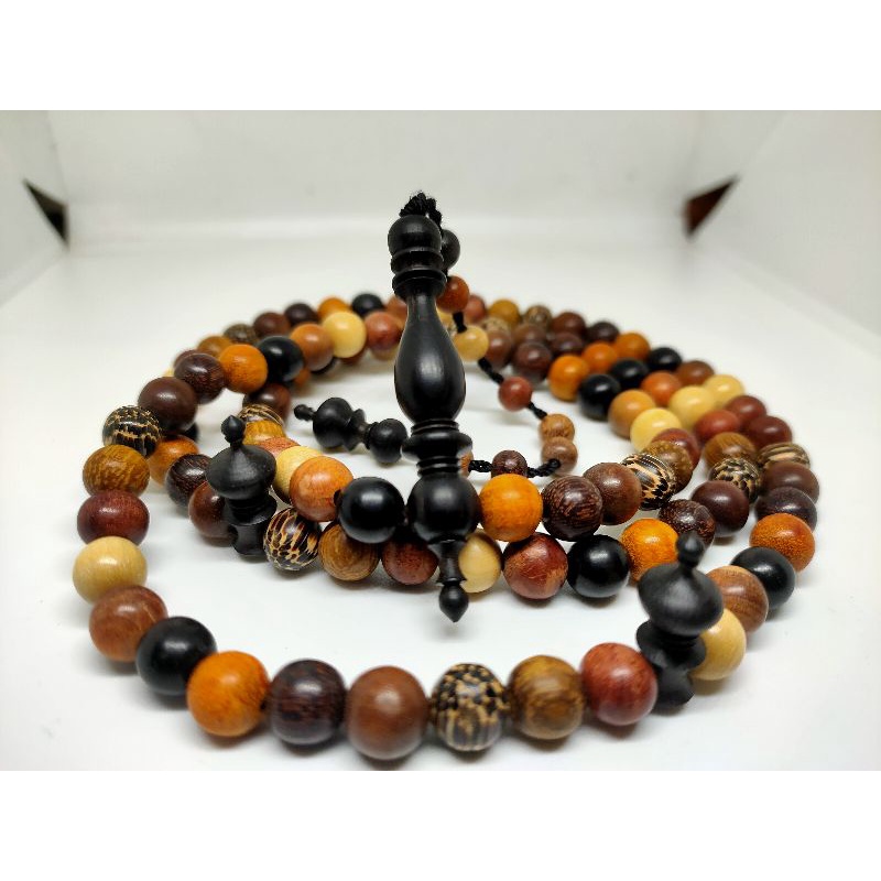 Tasbih kombinasi 9 kayu bertuah