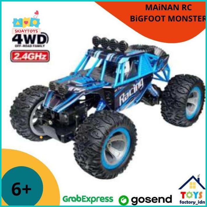 Skiatoys Mainan Mobil Remote Control Bigfoot Monster