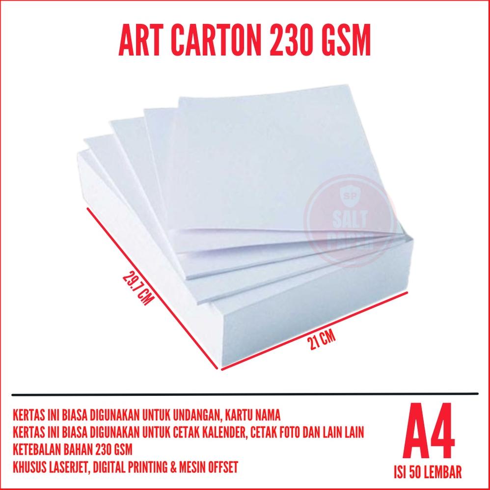 

Terbaru! Kertas Art Carton 260 gsm A4 50 lembar / Kertas Art Karton A4 260 gsm / Kertas Art Karton 260 gsm !!